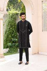 Black Kurta Pajam