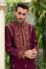 Burgundy Kurta Pajam