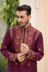 Burgundy Kurta Pajam