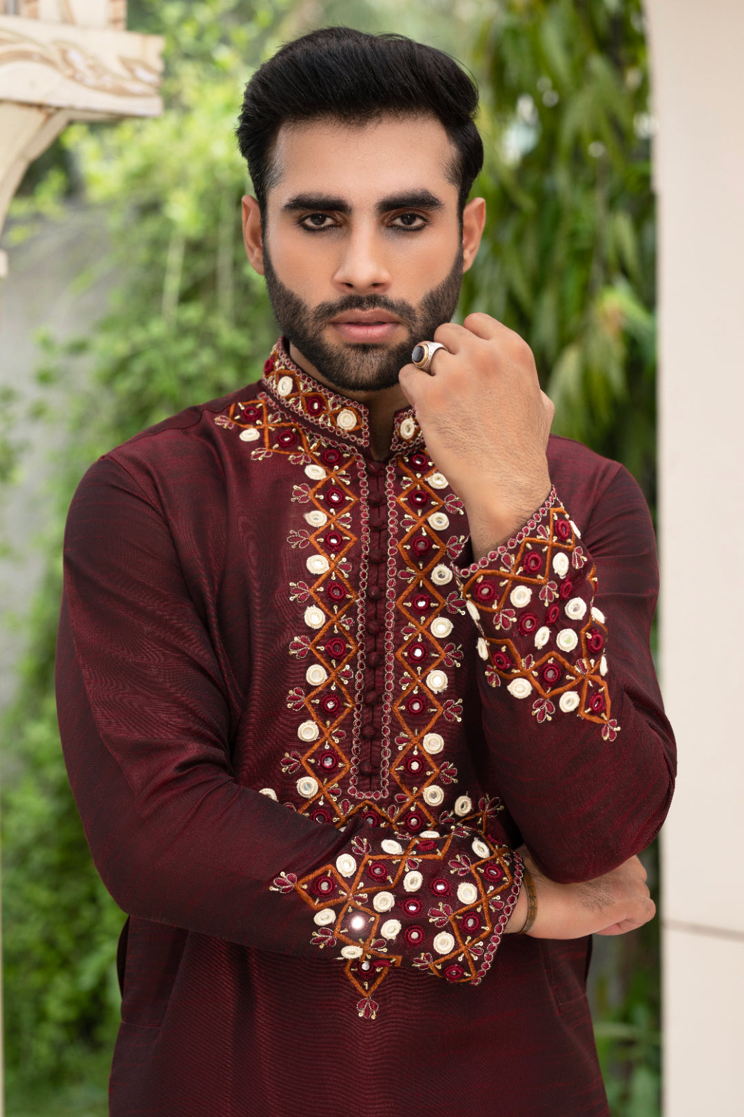 Dark Maroon Kurta Pajam