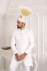 Off white sherwani - Walk Out