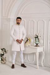 Off white sherwani - Walk Out