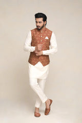 Mehroon Waistcoat - Walk Out